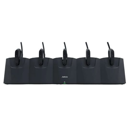 Estación de Carga / 5 Bays / Para Headset Perform 45 / Actualización Firmware USB / LED Indicadores / Rack 19 pulgadas / 2 Años Garantía
