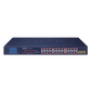 Switch PoE de 24 Puertos Gigabit 802.3af/at con Modo Extendido 250 m, 2 Puertos SFP 1000SX , Pantalla LCD para Configuración Básica, Hasta 300 W para PoE