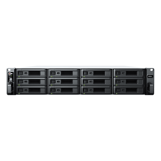 Servidor de Almacenamiento RackStation RS2423+ | 12 Bahías | 2U | Hasta 216 TB | Rendimiento 3,500/1,700 MB/s | Expansión a 432 TB | 10GbE | Fuentes de Alimentación Duales | Alta Disponibilidad.
