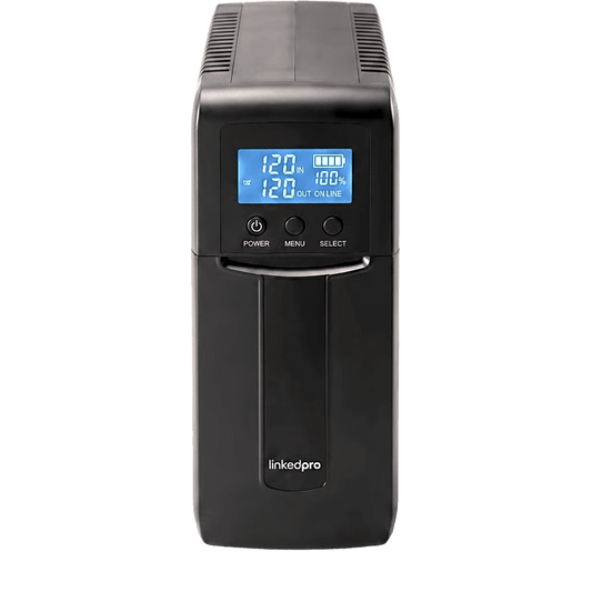 UPS de 850 VA/510 W, Topología Línea Interactiva, Entrada 120 Vca NEMA 5-15P, Tipo Mini Torre, Con 9 Tomas NEMA 5-15R