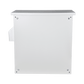 Gabinete Ventilado de Acero IP55 Uso en Exterior (593 x 609 x 399 mm) con Placa Trasera Interior Metálica y Compuerta Inferior Atornillable. Incluye Ventilador, Ventilas, filtros, Montaje Rack 19", Terminal de Tierra Física, Chapas y Ll