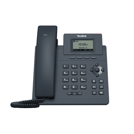 Teléfono IP Empresarial Yealink SIP T30P con 1 Línea SIP y Conferencia de hasta 5 Participantes