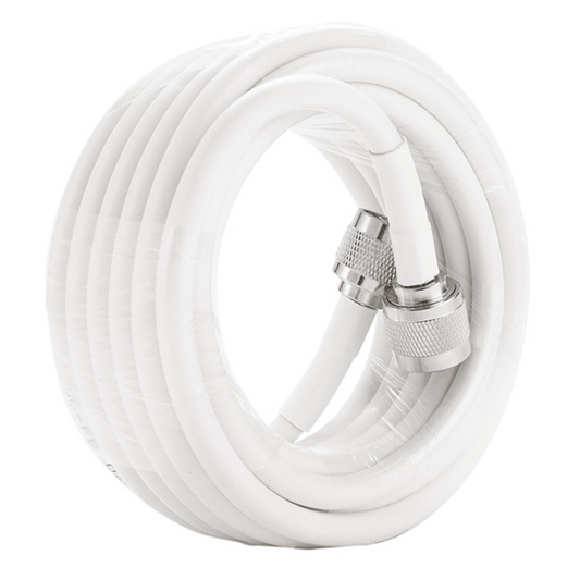 Jumper Coaxial con Cable Epcom295 | Conector N Macho en los Extremos | 12 Metros  de Longitud.