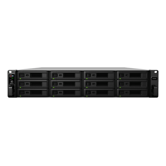 Sistema de Almacenamiento de Alta Escalabilidad Synology SA3200D | Arquitectura de Controlador Dual Activo-Pasivo | Capacidad Bruta de 576 TB | 12 Ranuras SAS | Compatibilidad con Virtualización | Protección de Carga de Trabajo sin Licencia