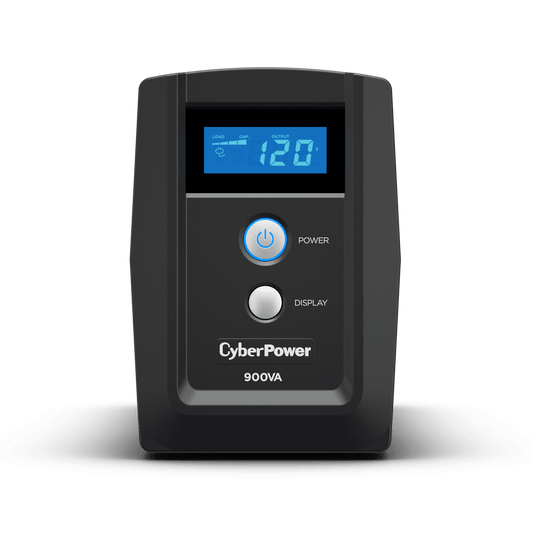 UPS de 900 VA/420 W, Topología Línea Interactiva, Entrada 120 Vca NEMA 5-15P, y 6 Salidas NEMA 5-15R, Con Regulador de Voltaje (AVR)
