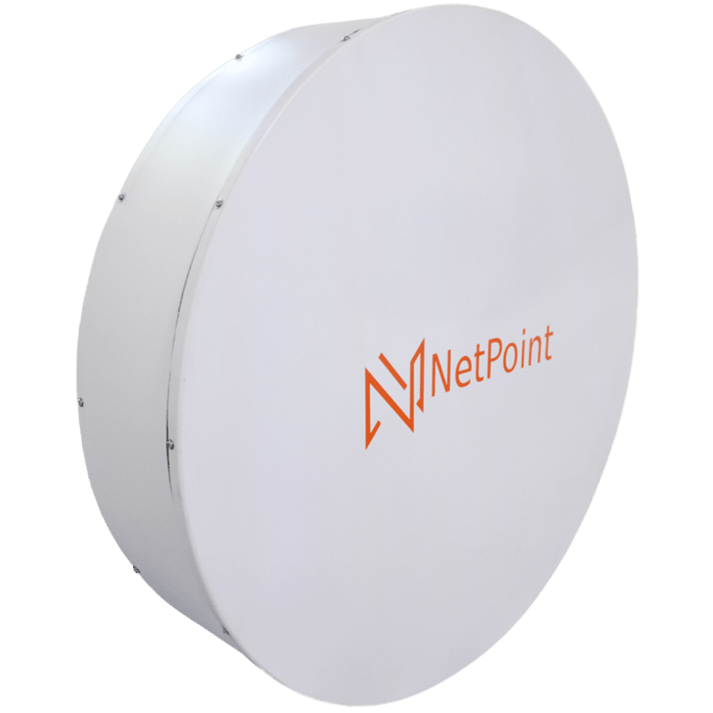 Antena Parabólica MLO de Banda Ultraancha / 4.9-7.2 GHz / Ganancia 30 dBi / Dual Slant 45°-90° / 2 ft (60 cm) / Conector Dual N-Hembra / Incluye Jumper N a RPSMA / Radomo de Fibra de Vidrio