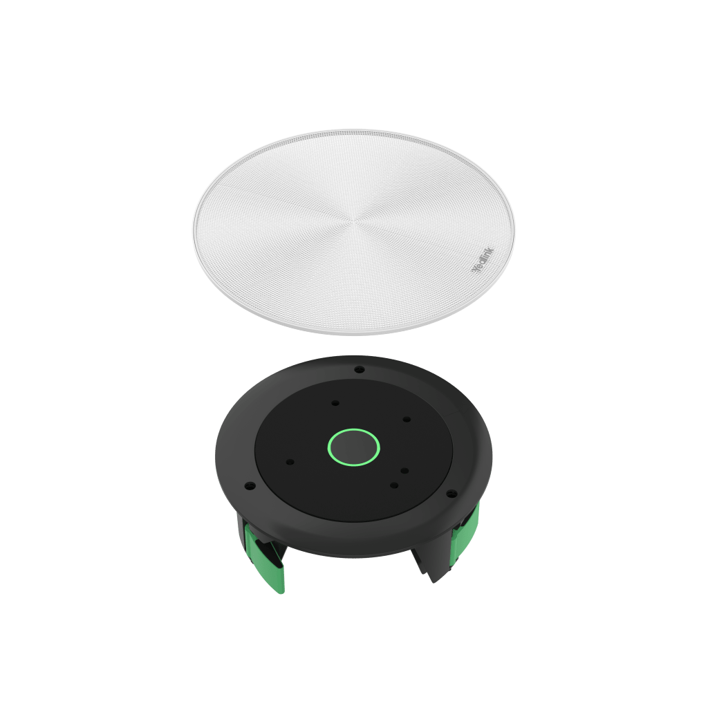 Micrófono de Techo CM20 de Yealink con Captación 360° y Beamforming Inteligente
