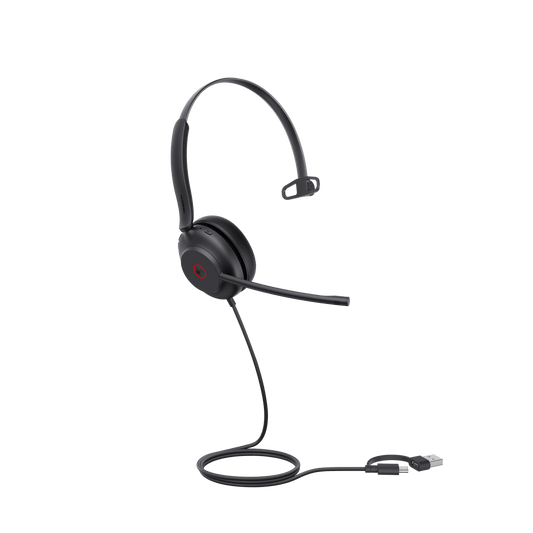Diadema Profesional UH35 Mono de Yealink con USB-C/A y Audio HD