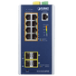 Switch Industrial Administrable Capa2, 8 Puertos Gigabit con PoE+ 802.3at, 2 Puertos SFP de 100/1G y 2 Puertos SFP de 100/1G/2.5G
