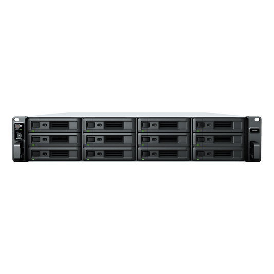 Servidor de Almacenamiento Synology SA6400 | 12 Bahías | Escalable hasta 108 Bahías | AMD EPYC 7272 | 32 GB DDR4 ECC | 10GbE RJ-45 | RAID F1, 0, 1, 5, 6, 10.