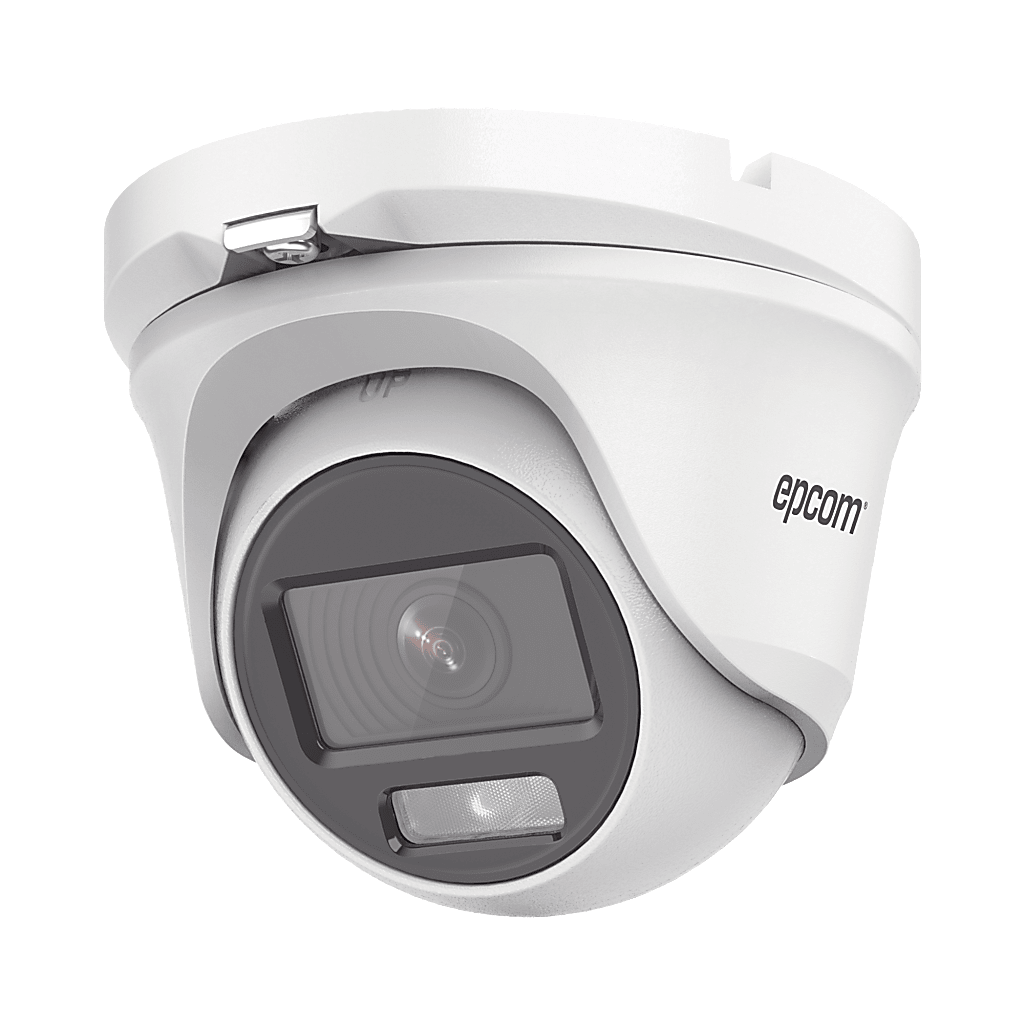 [ColorVu] Eyeball TurboHD 3K / Lente de 2.8mm / Microfono integrado / Imagen a color 24/7 / Luz Blanca 20 metros / Exterior IP66 / dWDR