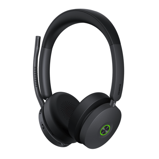 Diadema Inalambrica BH74 Teams USB C/A de Yealink con Tecnología de 6 Micrófonos y Acoustic Shield 3.0 para Voz Clara