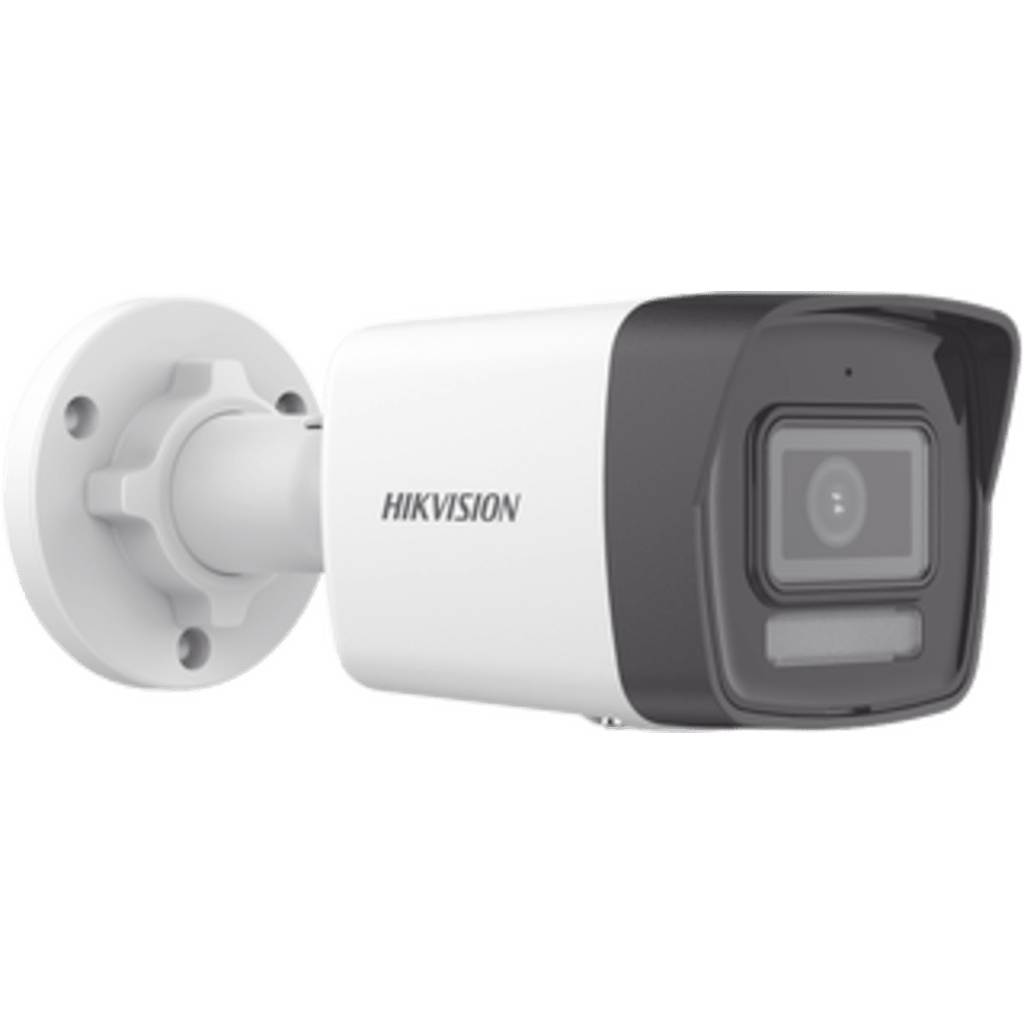 [Dual Light] Bala IP 4 Megapixel / Lente 2.8 mm / 30 mts IR + 30 mts Luz Blanca / Micrófono Integrado / ACUSENSE Lite / Exterior IP67 / H.265 / PoE  / Micro SD