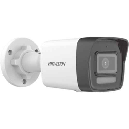 [Dual Light] Bala IP 4 Megapixel / Lente 2.8 mm / 30 mts IR + 30 mts Luz Blanca / Micrófono Integrado / ACUSENSE Lite / Exterior IP67 / H.265 / PoE  / Micro SD