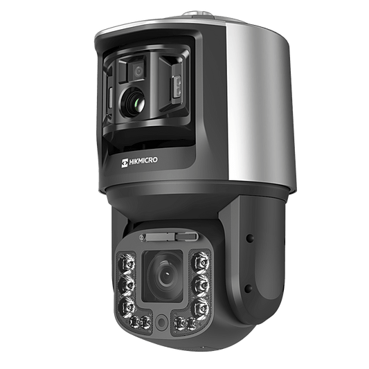 [TandemVu] Domo PTZ IP 4 Megapixel con 40X Zoom con Cámara Optica Fija de 4 Megapixel Cámara Térmica 256 x 192 con Lente 9.7 mm /  Protección perimetral