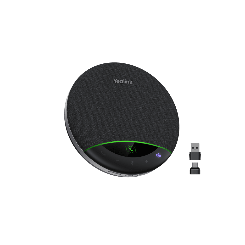Altavoz de Conferencia SP96 de Yealink con Micrófonos 360° y Cancelación de Ruido Inteligente