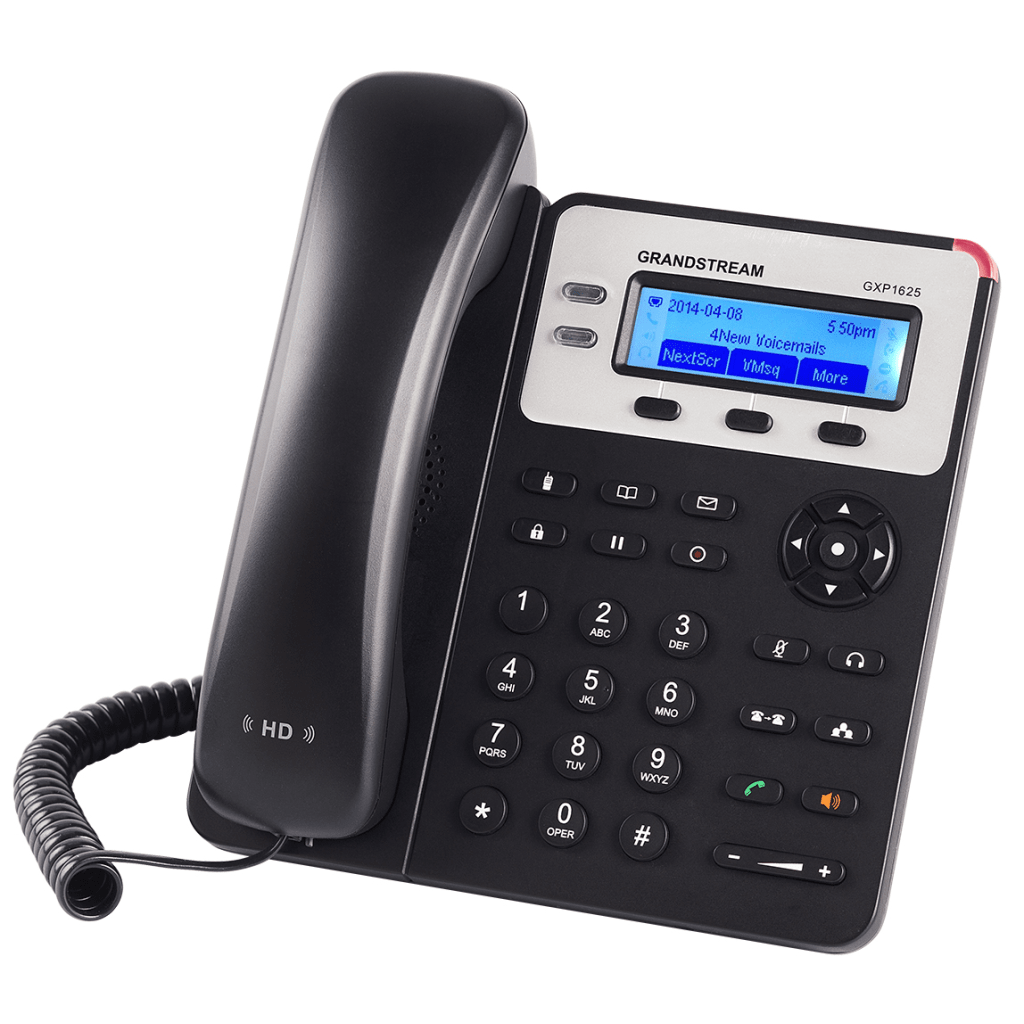 Teléfono IP SMB de 2 Líneas con 3 teclas de función programables y conferencia de 3 vías. PoE