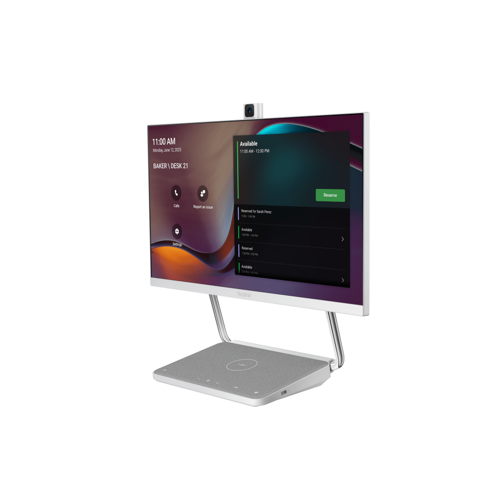 Sistema de Videoconferencia Todo en Uno DeskVision A24 de Yealink con cámara 4K y pantalla táctil de 24”