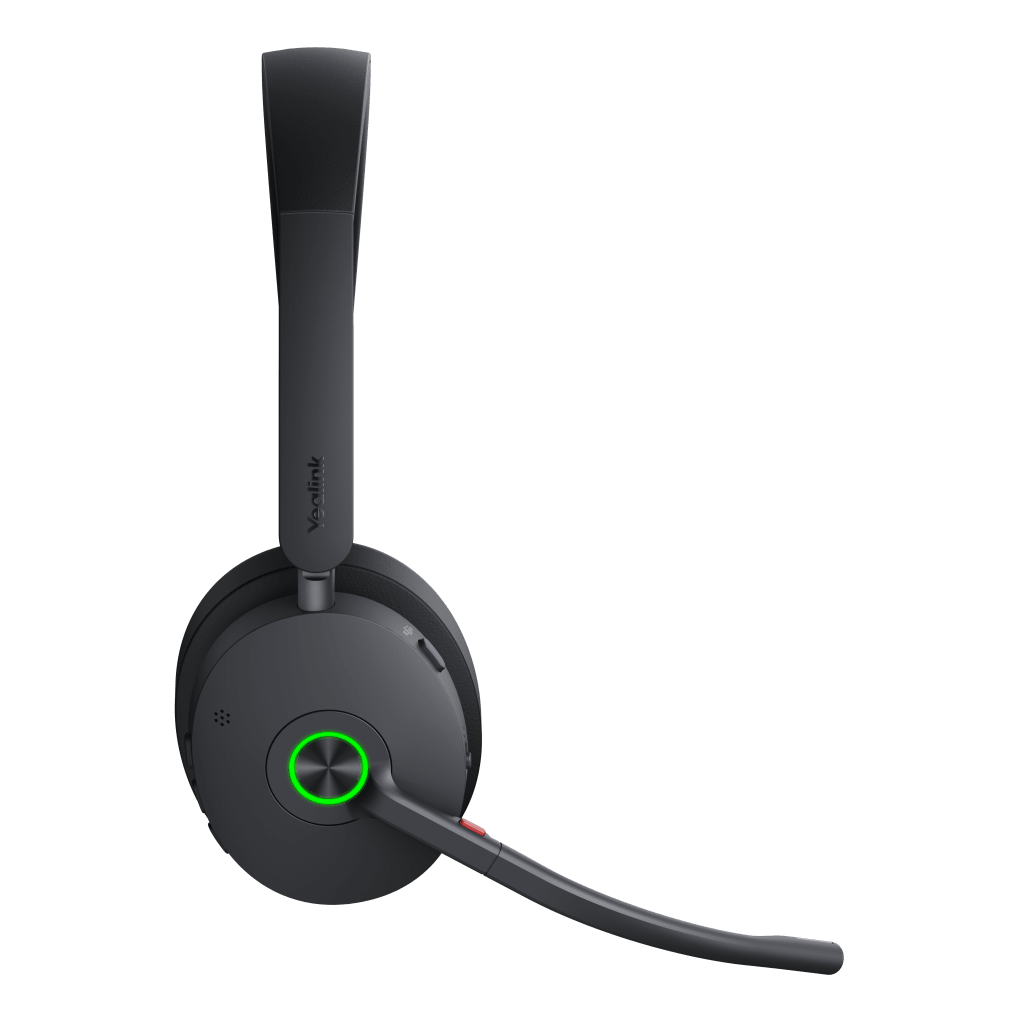Diadema Bluetooth Yealink BH74 con Cancelación Activa de Ruido Híbrida, Base de Carga y Tecnología Acoustic Shield 3.0.