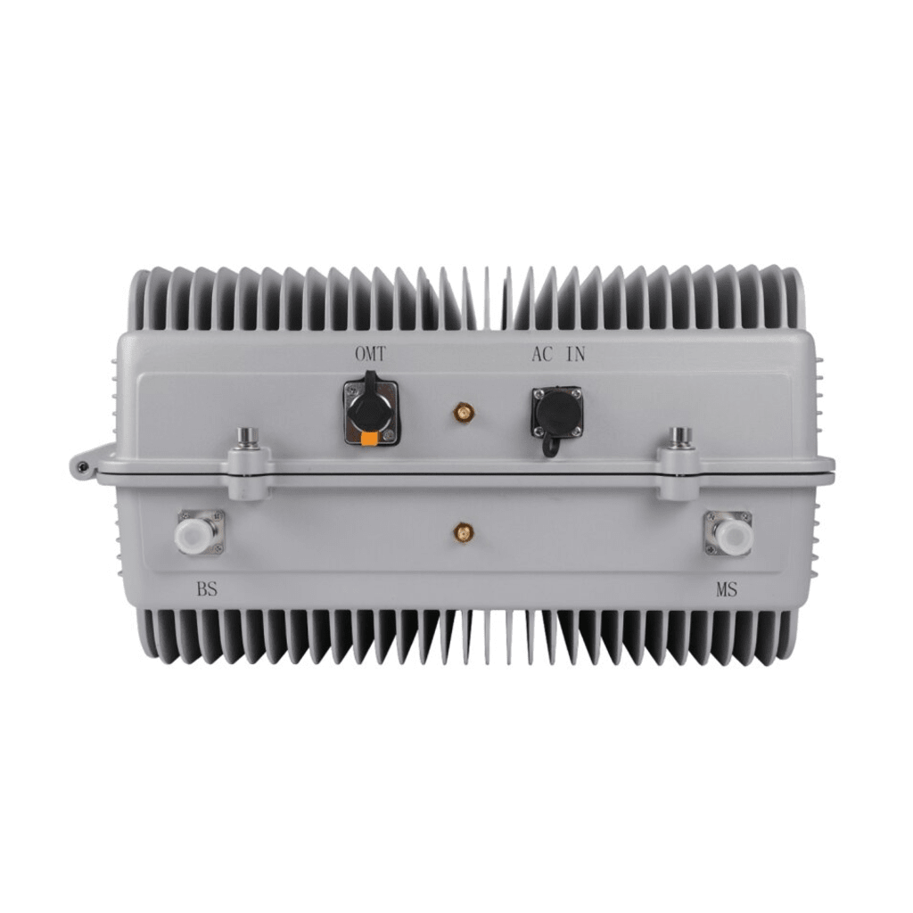 COBERTURA DE HASTA 5 km / Amplificador de Señal Celular / Banda 2, 1900 MHz. / 20 Watts de Potencia / Banda Ancha Multioperador / Protección Autoexcitación / Pantalla Interior para Monitoreo / Gabinete IP65.