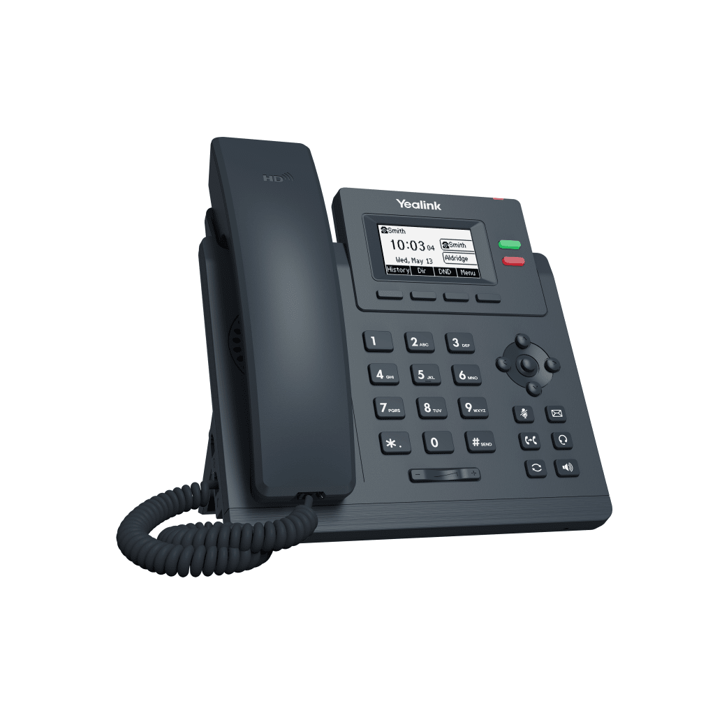 Teléfono IP Empresarial Yealink SIP T31P con 2 Líneas SIP y Conferencia de hasta 5 Participantes