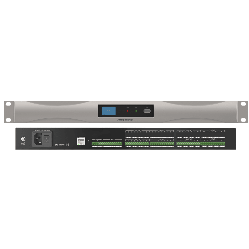 Procesador de Audio Digital / 8 Entradas / 8 Salidas / 32-bit DSP / 24 bit / 48 KHz / Matriz de Mezcla / 100 Escenas Almacenables / Interfaz Gráfica Intuitiva
