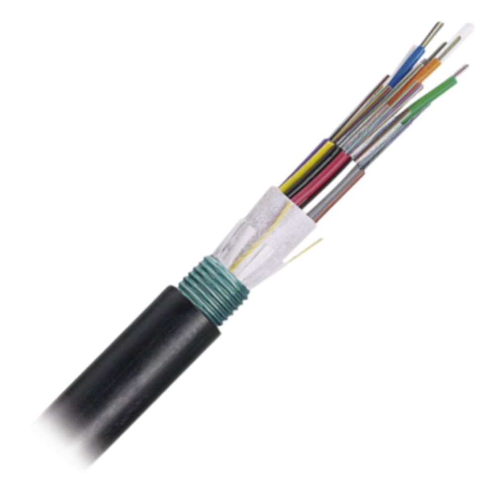 Cable de Fibra Óptica de 48 Hilos, OSP (Planta Externa), Armada, 250um, Monomodo OS2, Precio Por Metro
