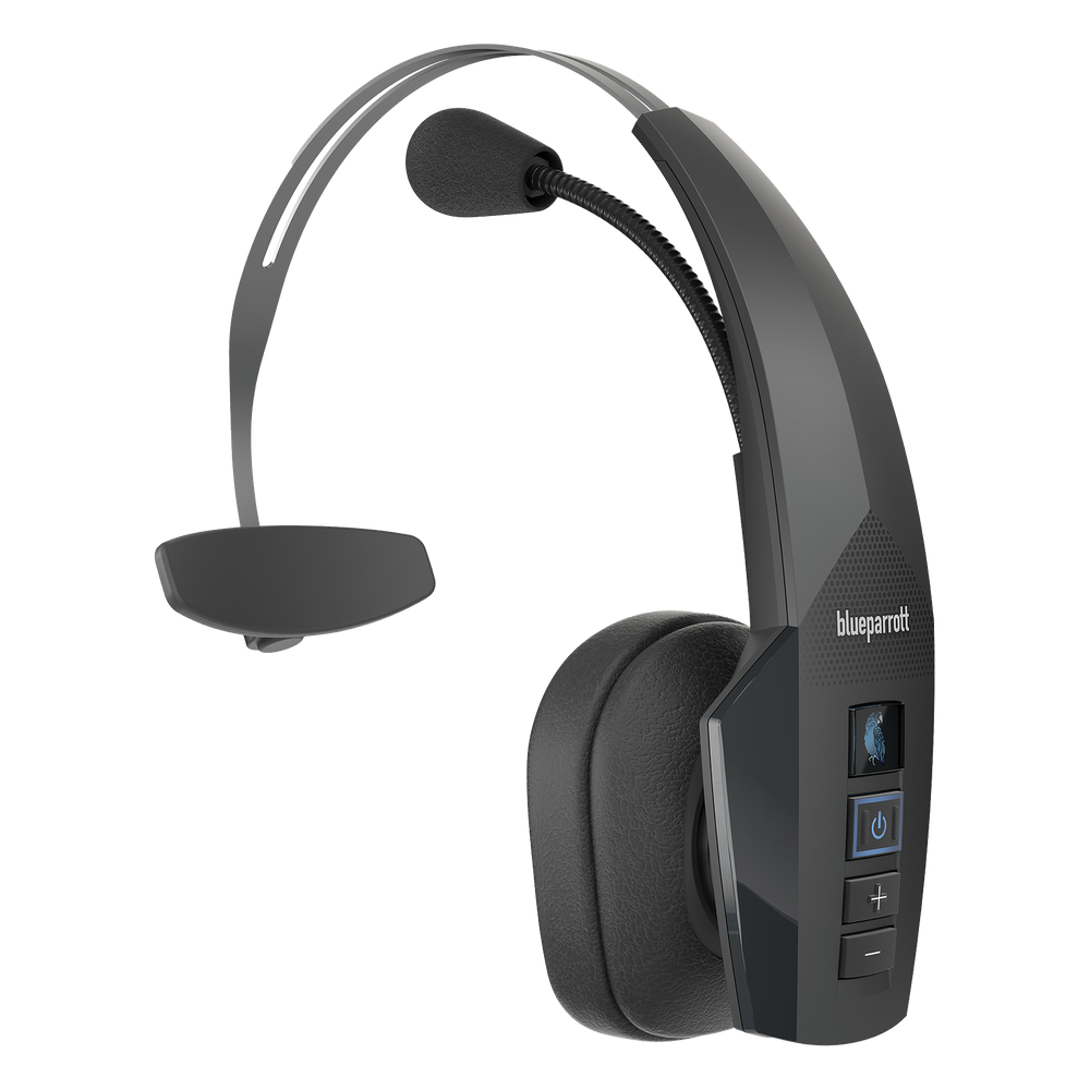 BlueParrott B350-XT , cancelación de ruido del 96%, Bluetooth, IP54, control de voz, para ambientes ruidosos (204260).