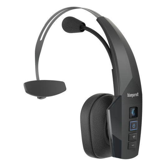 BlueParrott B350-XT , cancelación de ruido del 96%, Bluetooth, IP54, control de voz, para ambientes ruidosos (204260).