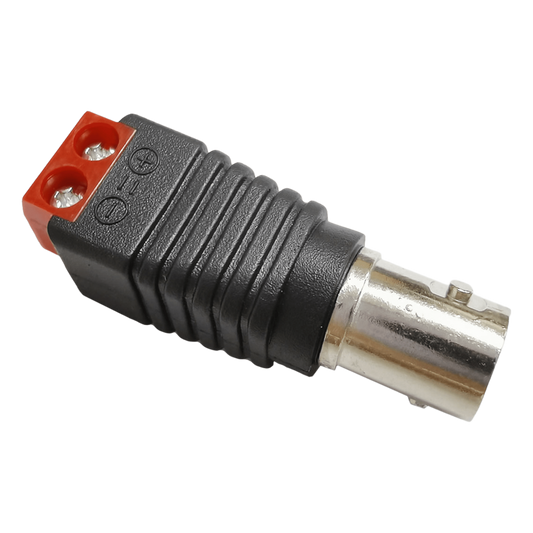 Conector BNC Hembra a Terminales Tipo Tornillo