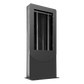 Kiosko modo Vertical para interior color Negro / Soporta Pantallas de 65" hasta 4" de Profundidad / Estructura de Acero con Placa Base 3/8" / 6 Salidas Supresor de Picos UL/cUL / Ventilación Termostática / Puertas de Acceso Se