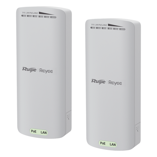 Kit Enlace Inalámbrico Recomendado para Elevadores, hasta 500m o 125 pisos, Preconfigurado, Ajuste Automático, Hasta 300 Mbps, Doble Puerto LAN