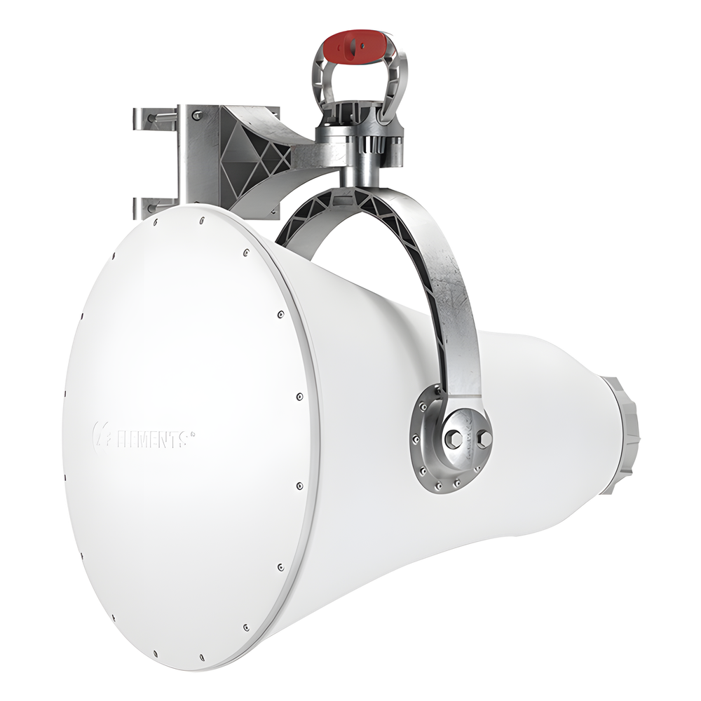 Antena direccional UltraHorn™ 5180-6775 GHz MHz, 24 dBi, ultra rechazo al ruido, conexión a radio sin pérdida y transmisión altamente direccional sin lóbulos laterales