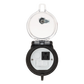 Dispositivo Circular de Puertos de Acceso a Datos, Con Dos Espacios Para Módulos Mini-Com y Un Receptáculo NEMA 5-15R, Protección IP66, de 3" de Diámetro
