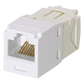 Conector Jack RJ45 Estilo TG, Mini-Com, Categoría 6, de 8 Posiciones y 8 Cables, Color Blanco