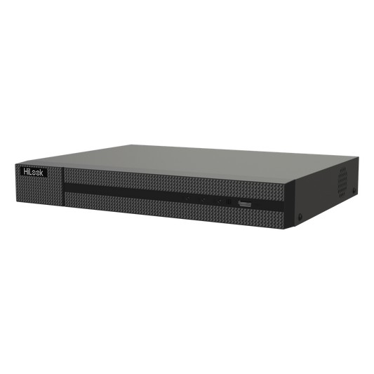 DVR 16 Canales TurboHD + 16 Canales IP / 8 Megapíxel (4K) / Audio Bidireccional / ACUSENSE Lite / 1 Bahía de Disco Duro / H.265+ / Salida en Full HD