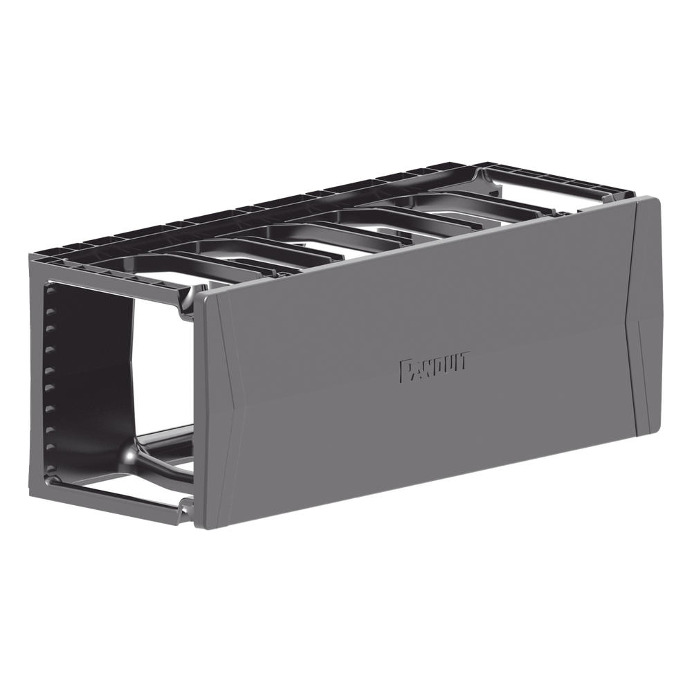 Organizador de Cables Horizontal PatchRunner™, Sencillo (Solo Frontal), Para Rack de 19in, 4UR