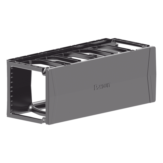 Organizador de Cables Horizontal PatchRunner™, Sencillo (Solo Frontal), Para Rack de 19in, 4UR