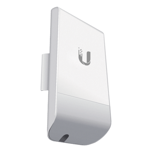 NanoStation airMAX locoM5 CPE,  hasta 150 Mbps, frecuencia 5 GHz (5170-5875 MHz) con antena integrada de 13 dBi