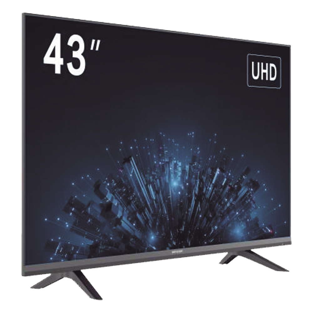 Monitor LED 4K de 43" / Ideal para Oficina y Hogar / Uso 24-7 / Entrada HDMI / Compatible con Montaje VESA (200 X 200) / Bocinas Integradas