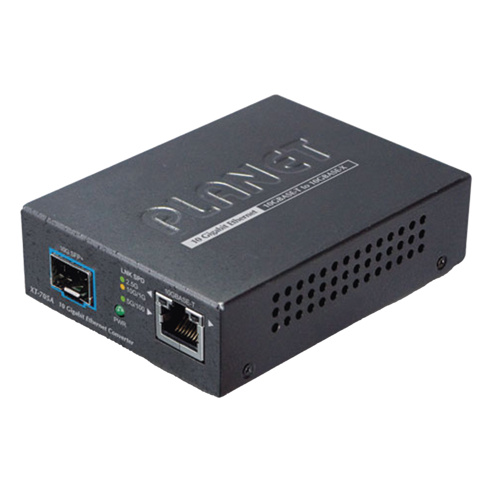 Convertidor de Medios Ethernet RJ45 10G/5G/2.5G/1G/100M a SFP+ 10GBASE-X