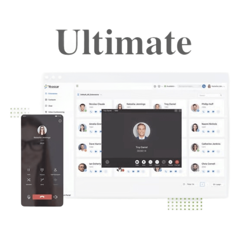 Extensión anual de usuario para conmutador en nube Yeastar Ultimate Edition