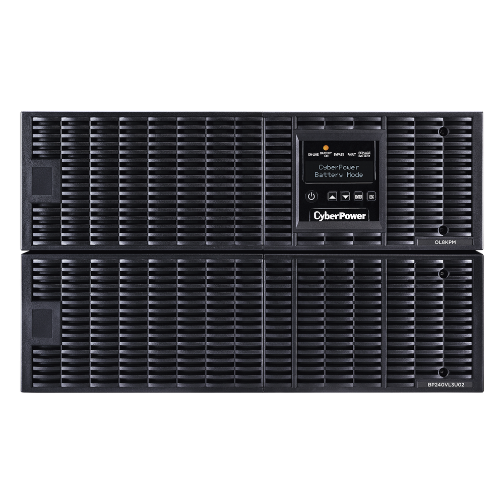 UPS de 8000 VA/ 8000 W, Online Doble Conversión, 200 - 240 Vac de Salida, Terminal Hardwired, Onda Senoidal Pura, Torre o Rack de 6 UR, Con 3 Tomas NEMA L6-30R