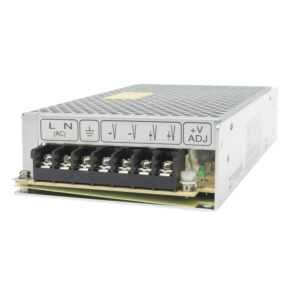 Fuente de poder industrial conmutada / 150W / 48Vcc / 3.2A / Entrada: 85-264Vca / Montaje en chasis