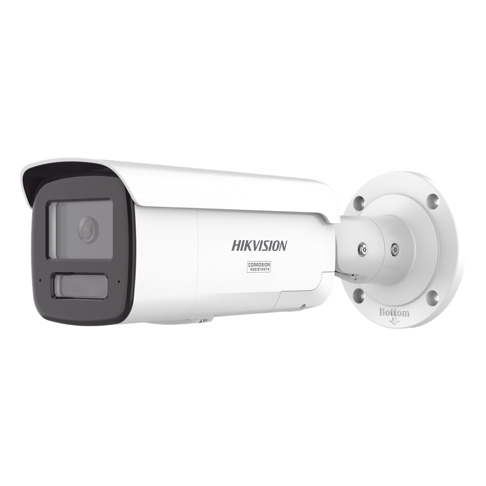 [Dual Light + ColorVu 3.0 + HikAI] Bala IP 4 Megapixel / Lente 4 mm / 60 mts IR + Luz Blanca / Exterior IP67 / Estrobo Luz Blanca / WDR 130 dB / ACUSENSE 3.0 / Metal / NEMA 4X / ACUSEEK