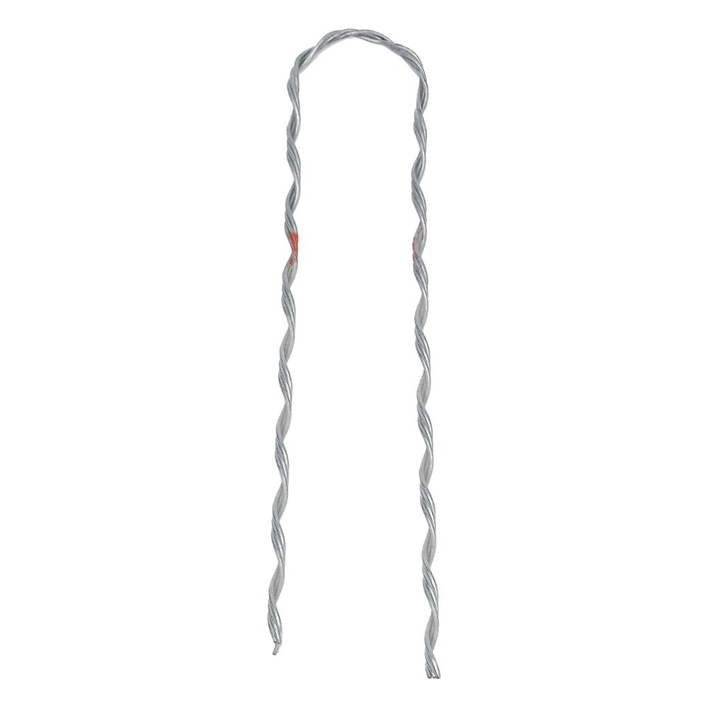 Remate Preformado para Fibra Óptica Figura 8, Span 100 m, para mensajero de acero con diámetro &Phi; 3.6  mm