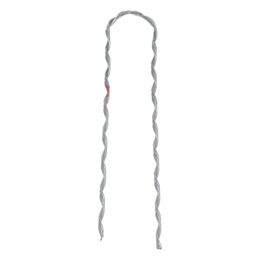 Remate Preformado para Fibra Óptica Figura 8, Span 100 m, para mensajero de acero con diámetro &Phi; 3.6  mm