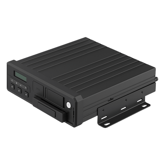 DVR Móvil para Flotas Vigilant Fleet V3 / 8 Canales AHD+IPC / H.265 / 4G+GPS+WiFi / Almacenamiento SSD+SD / Certificaciones E-MARK+CE+FCC+EN50155
