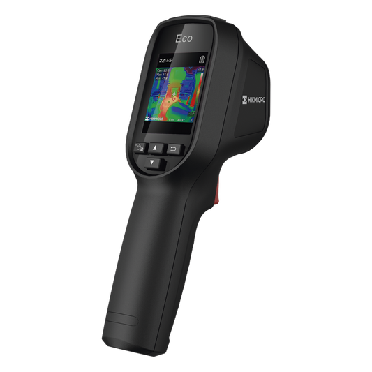 ECO - Cámara Termográfica Portátil / Rango de temperatura de -20 °C a 550 °C / Alta precisión ±2℃/±2% / Resolución super IR 240 x 240 / Pantalla LCD 2.4" / puntero láser / IP54 / Memor