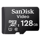 Memoria microSD SanDisk 128GB / Alta Resistencia / Videovigilancia / Clase 10